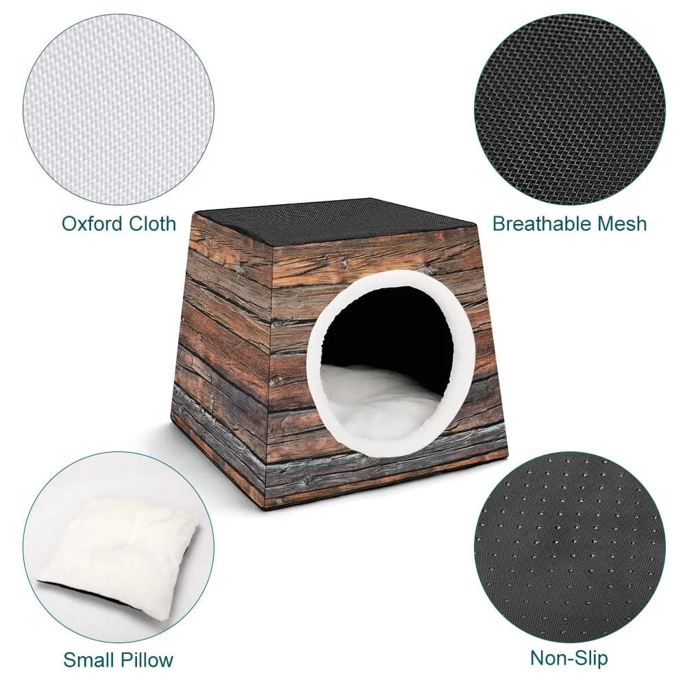 Rustic Kitty Condo Capsule Cabin