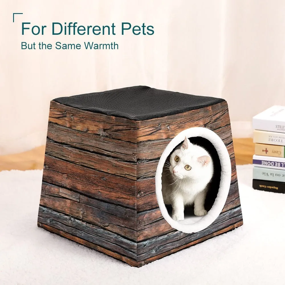 Rustic Kitty Condo Capsule Cabin