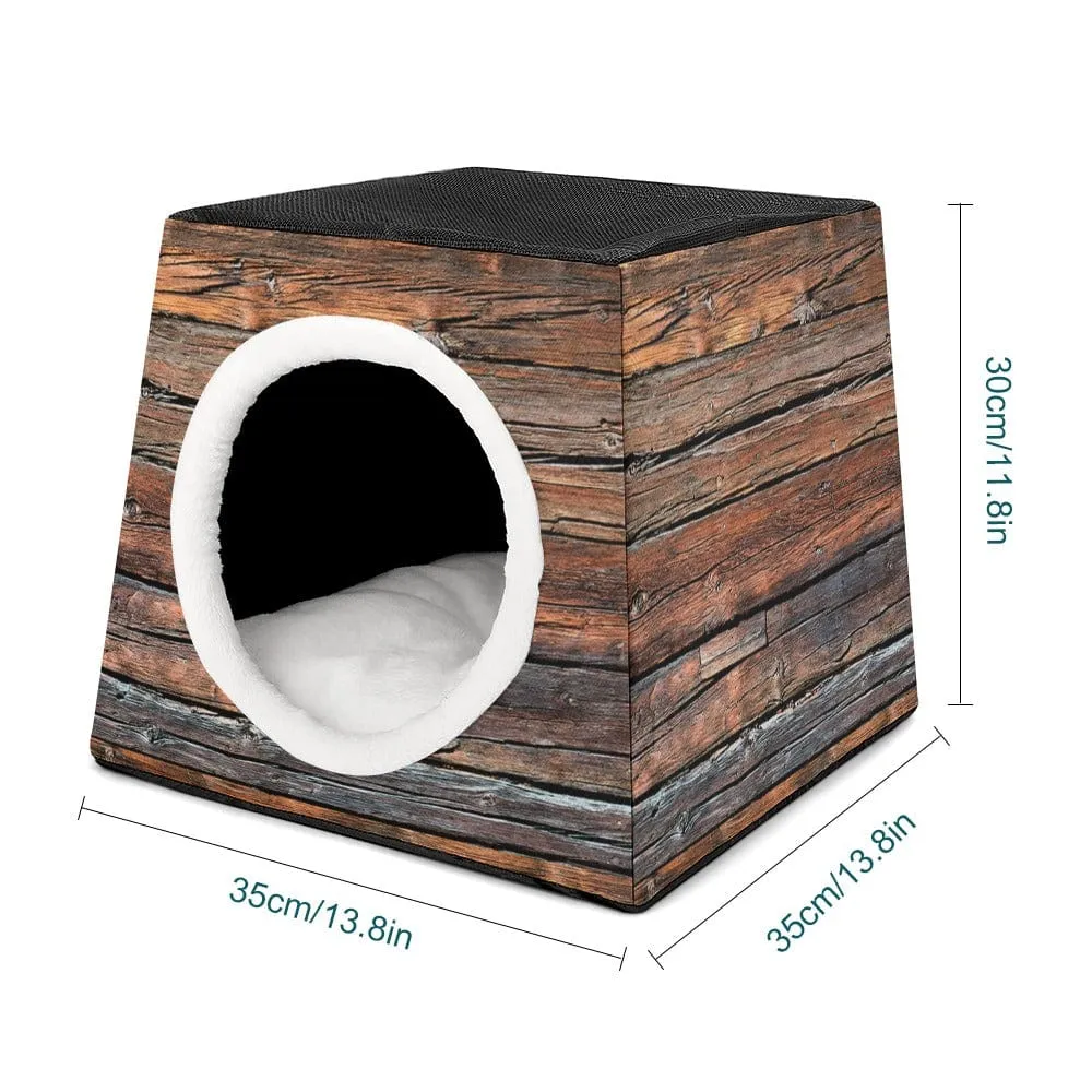Rustic Kitty Condo Capsule Cabin