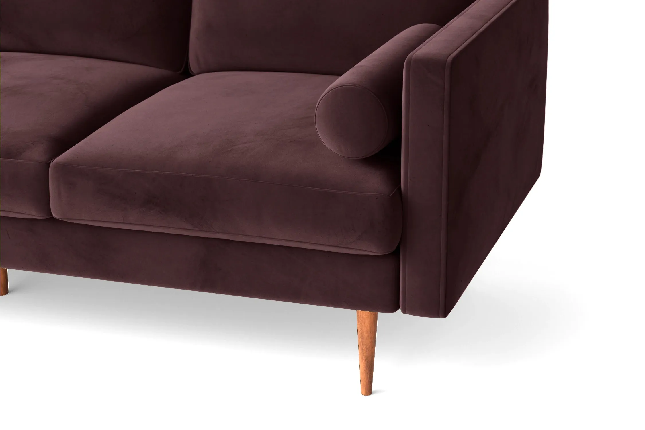 Salerno 2 Seater Sofa Grape Velvet
