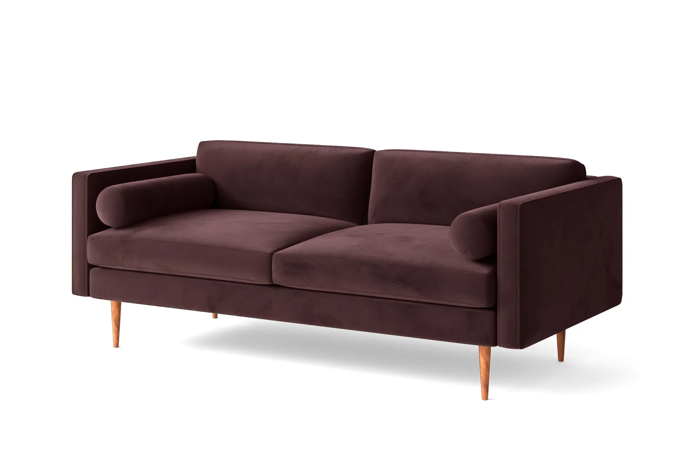 Salerno 2 Seater Sofa Grape Velvet