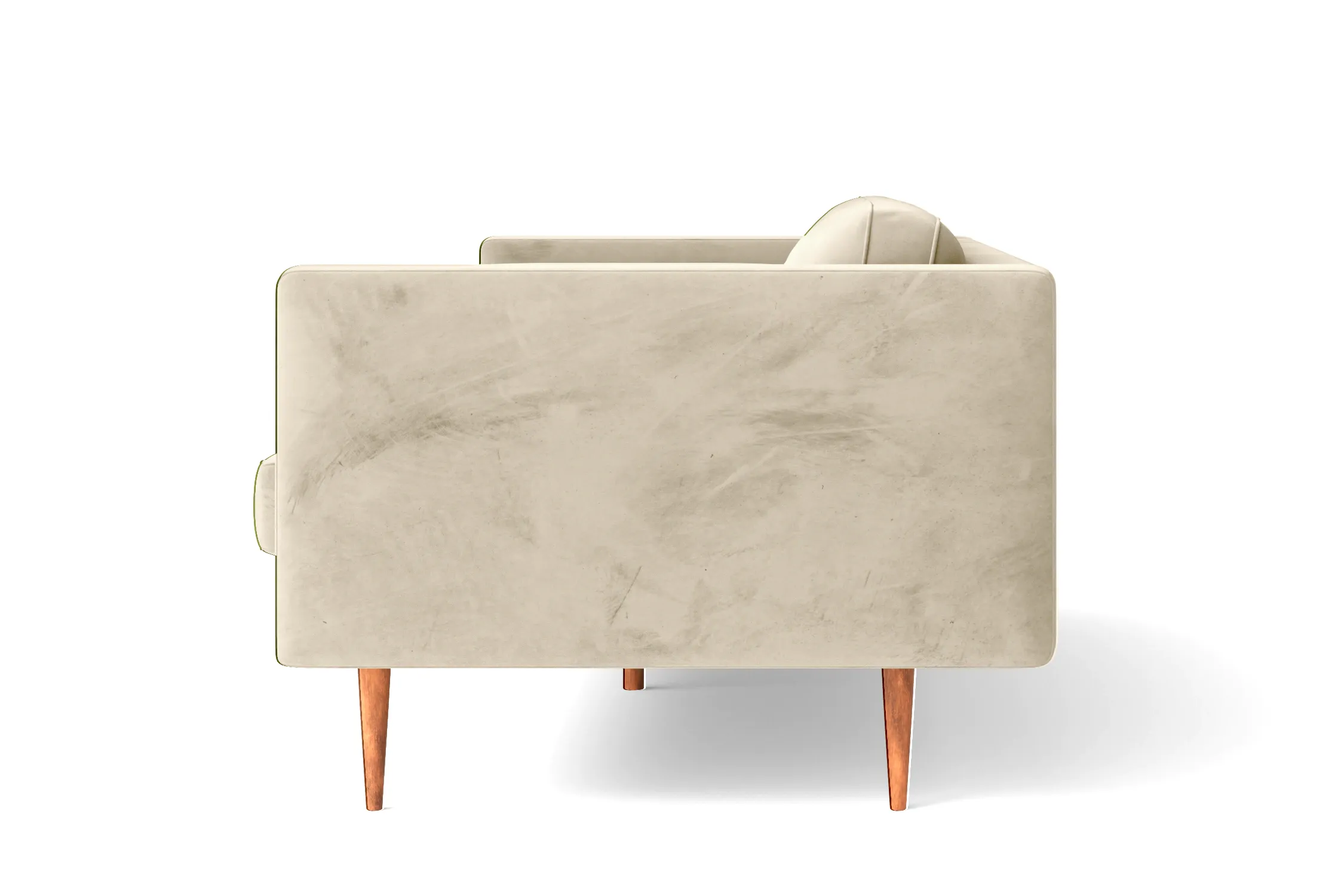 Salerno 3 Seater Sofa Cream Velvet
