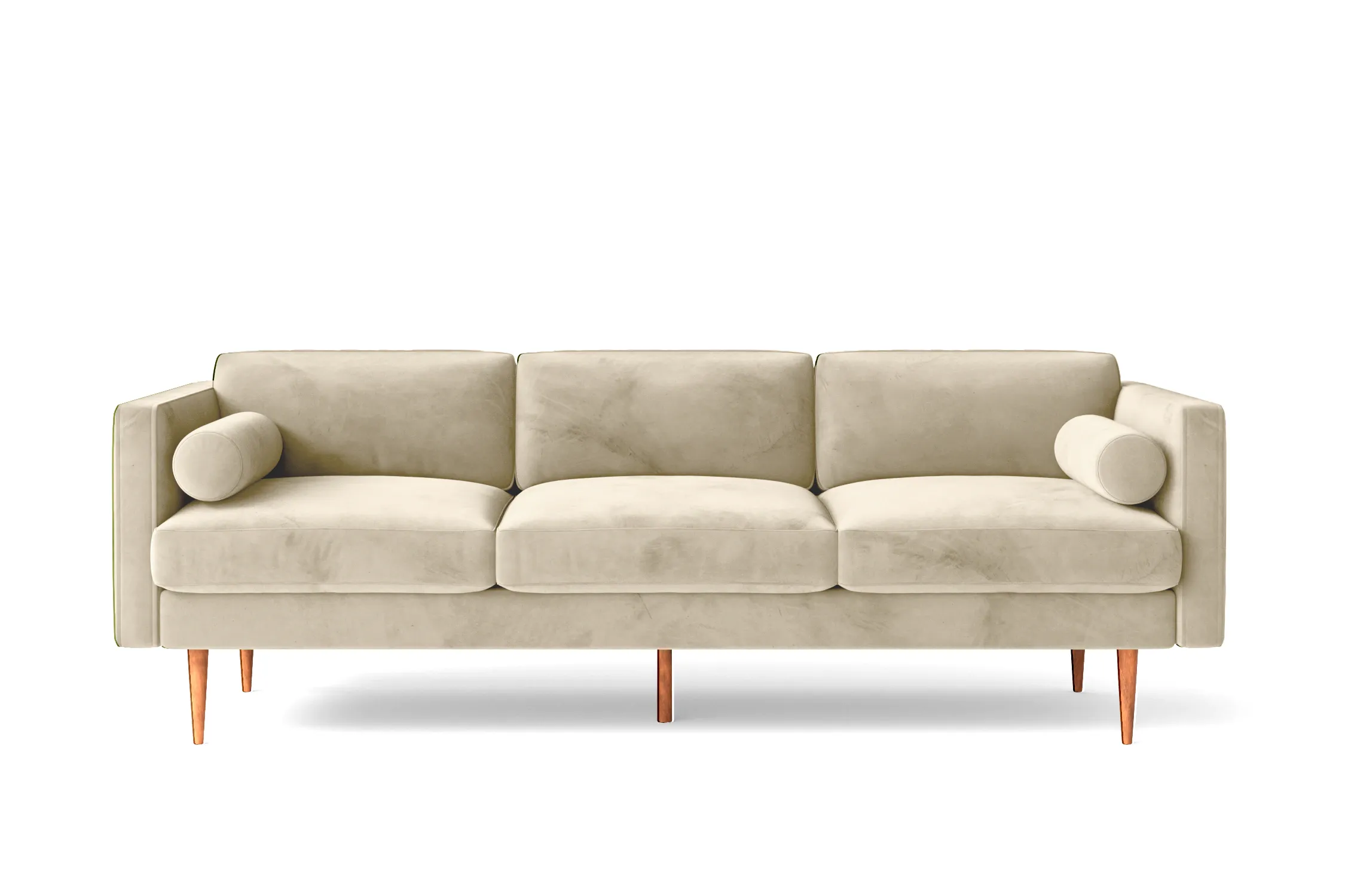 Salerno 3 Seater Sofa Cream Velvet