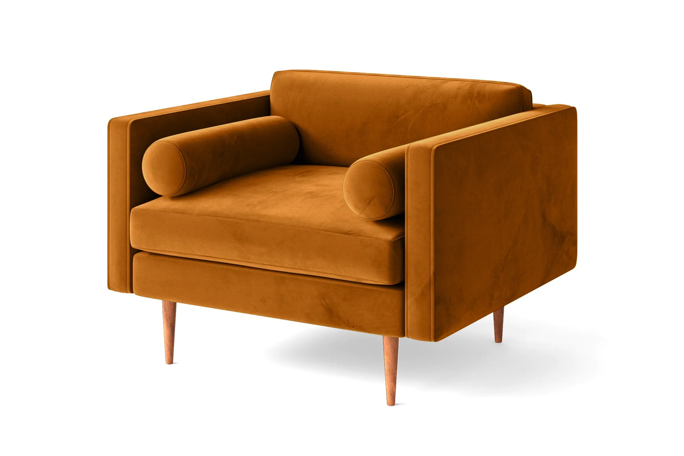 Salerno Armchair Gold Velvet