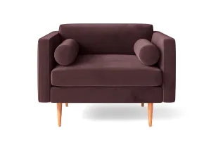 Salerno Armchair Grape Velvet