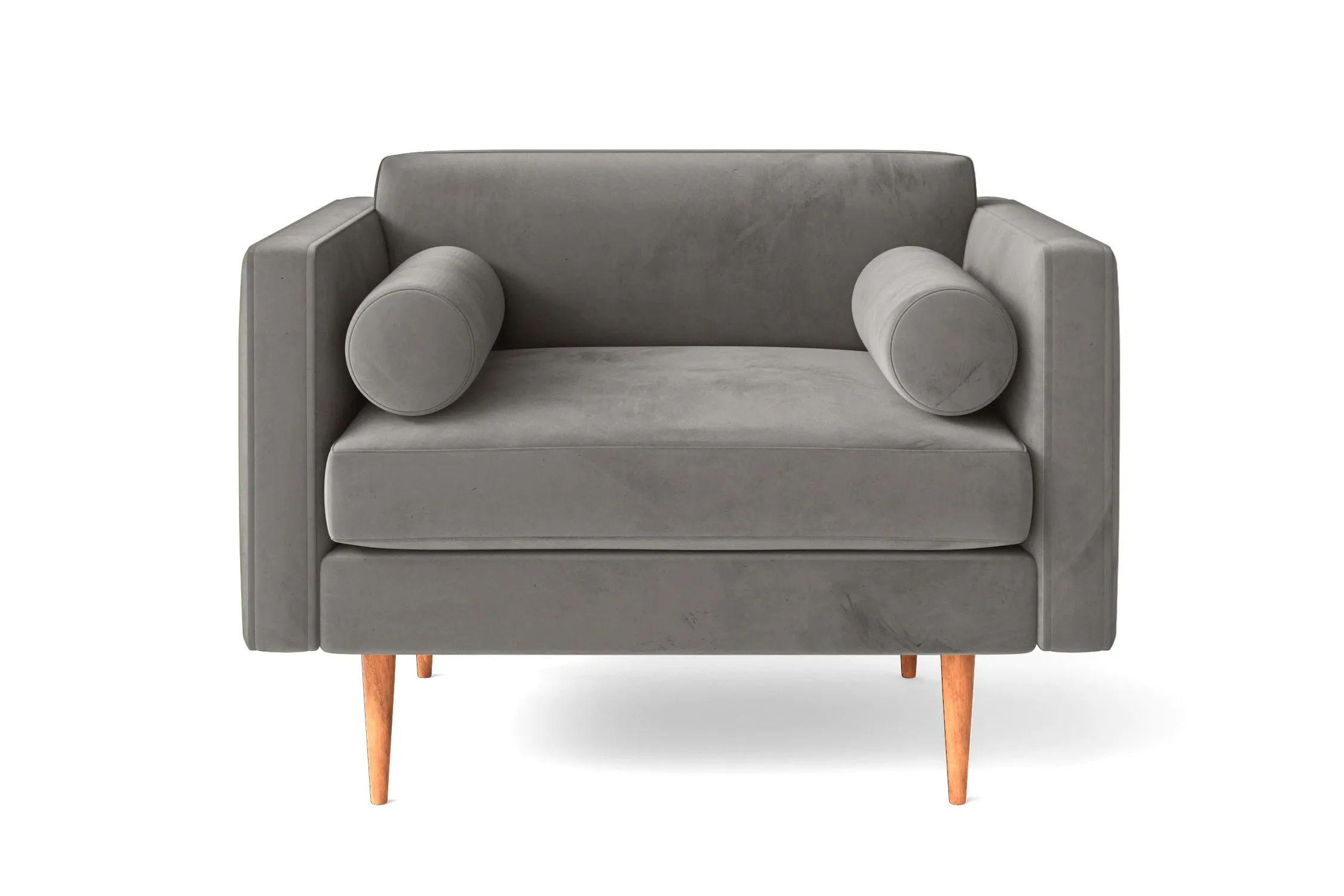 Salerno Armchair Grey Velvet
