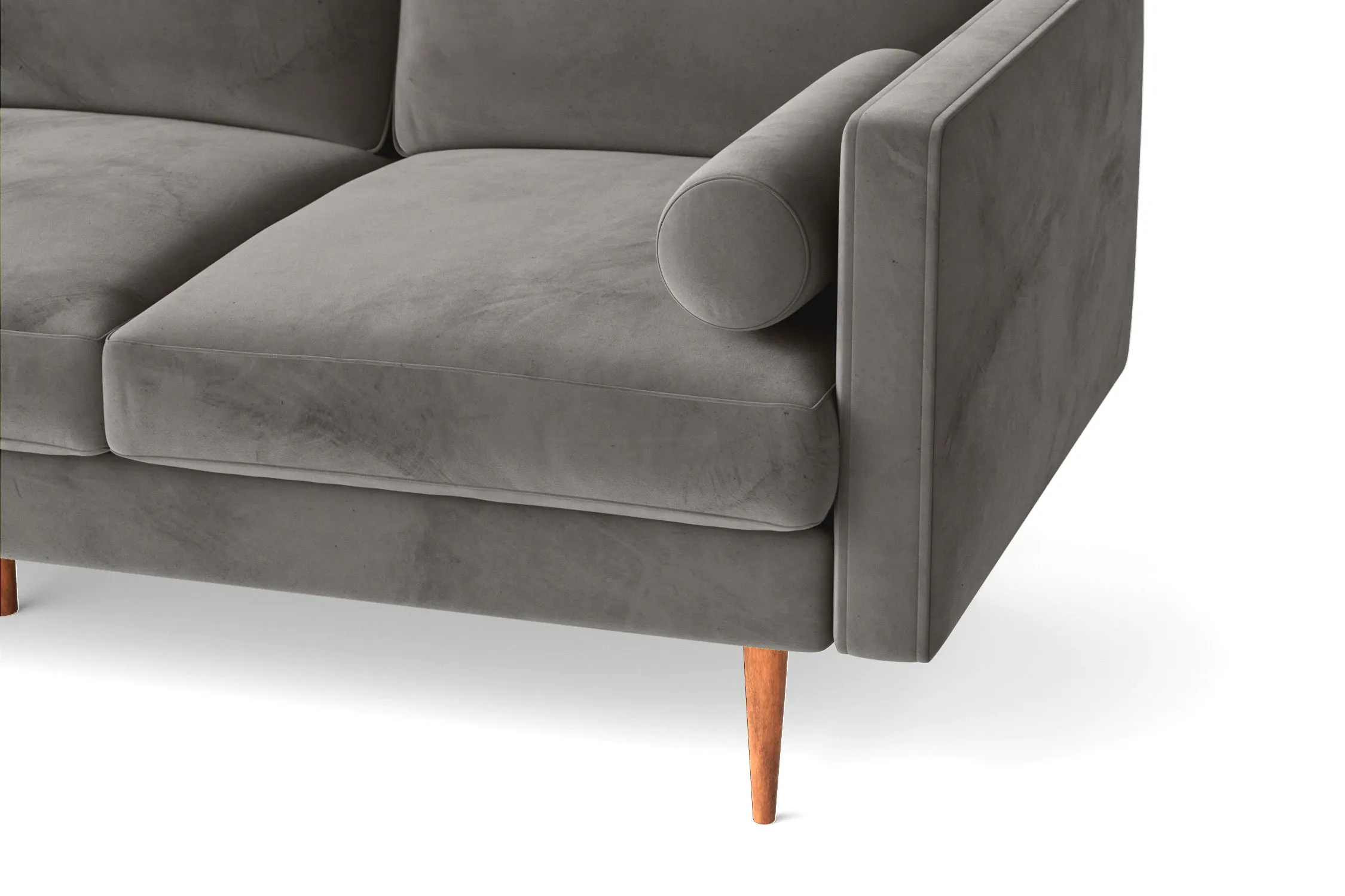 Salerno Armchair Grey Velvet
