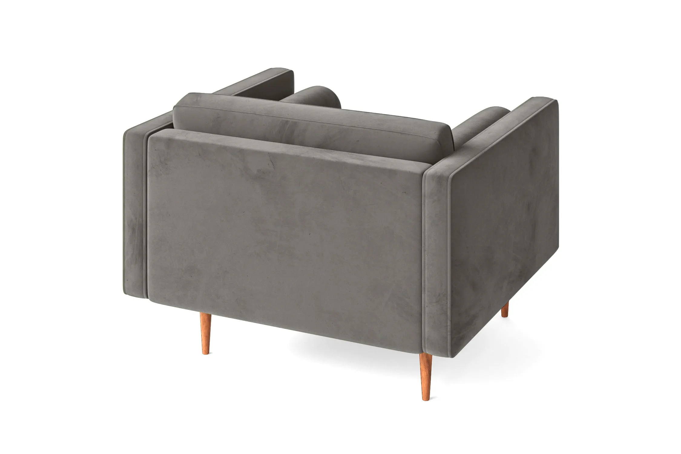 Salerno Armchair Grey Velvet