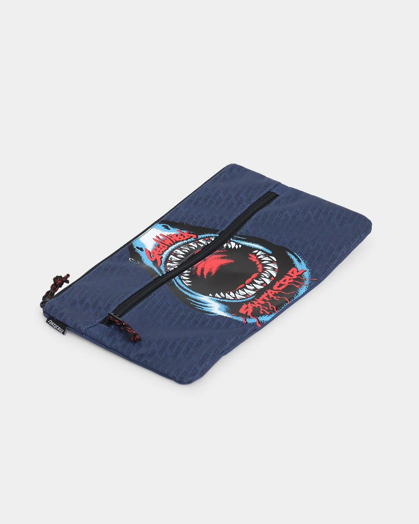 Santa Cruz Kids' Speed Wheels Shark Pencil Case Navy