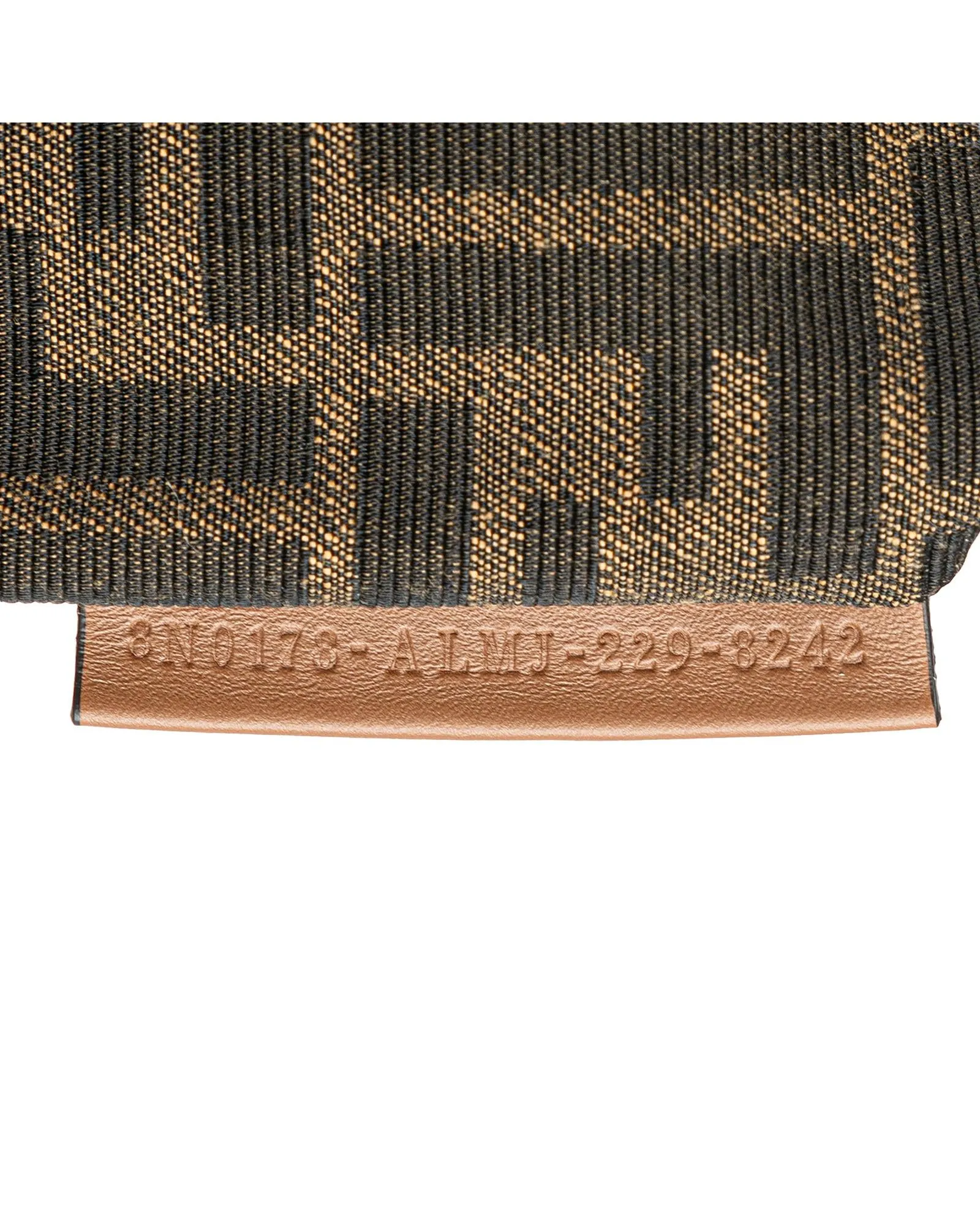 Shearling Flat Pouch with Leather Wrist Strap and Zip Closure