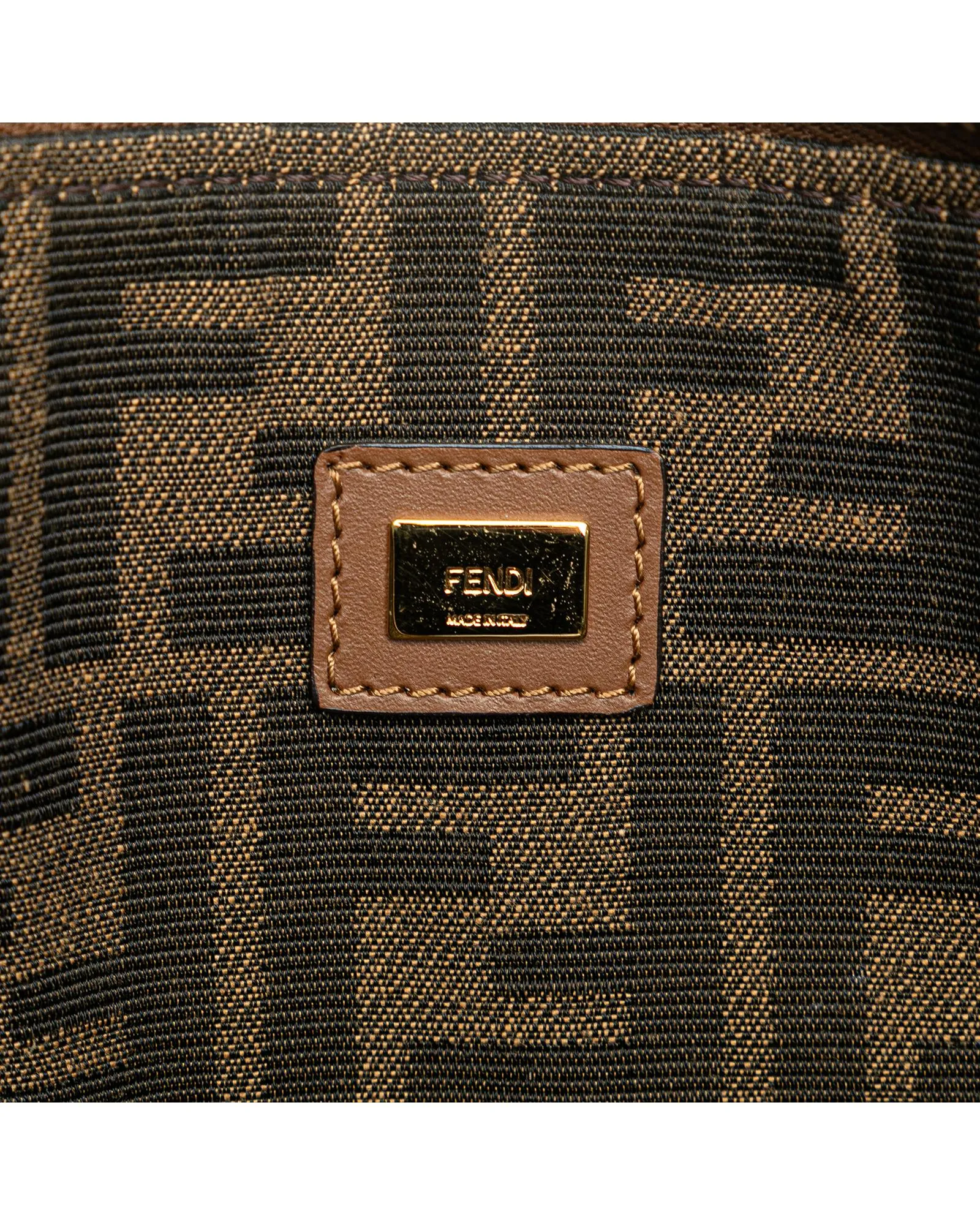Shearling Flat Pouch with Leather Wrist Strap and Zip Closure