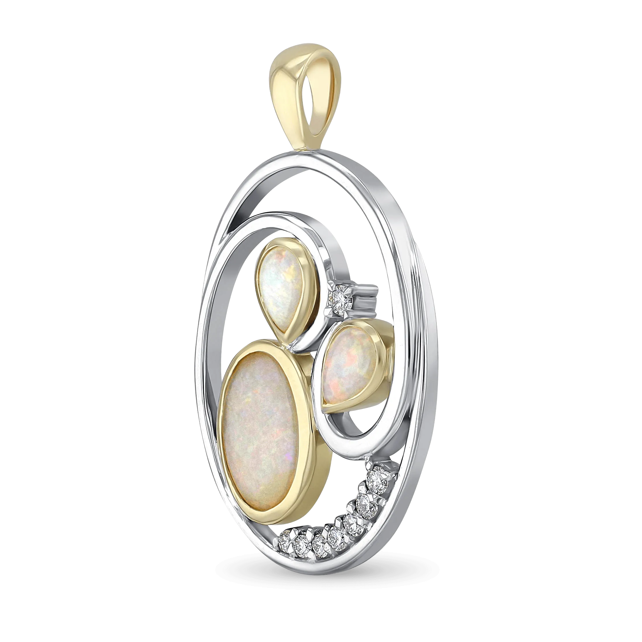 Shell Beach Opal Pendant