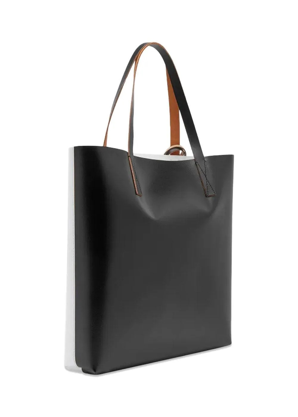 SHOPPING BAG - Natural White/Black