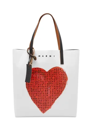 SHOPPING BAG - Natural White/Black