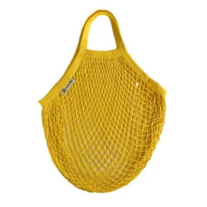 Short Handled Organic Cotton String Bag - Sunflower Yellow