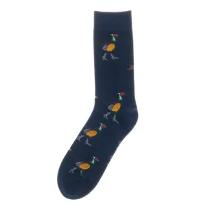 Shuttle Socks - Navy Pheasant