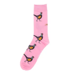 Shuttle Socks - Pink Pheasant