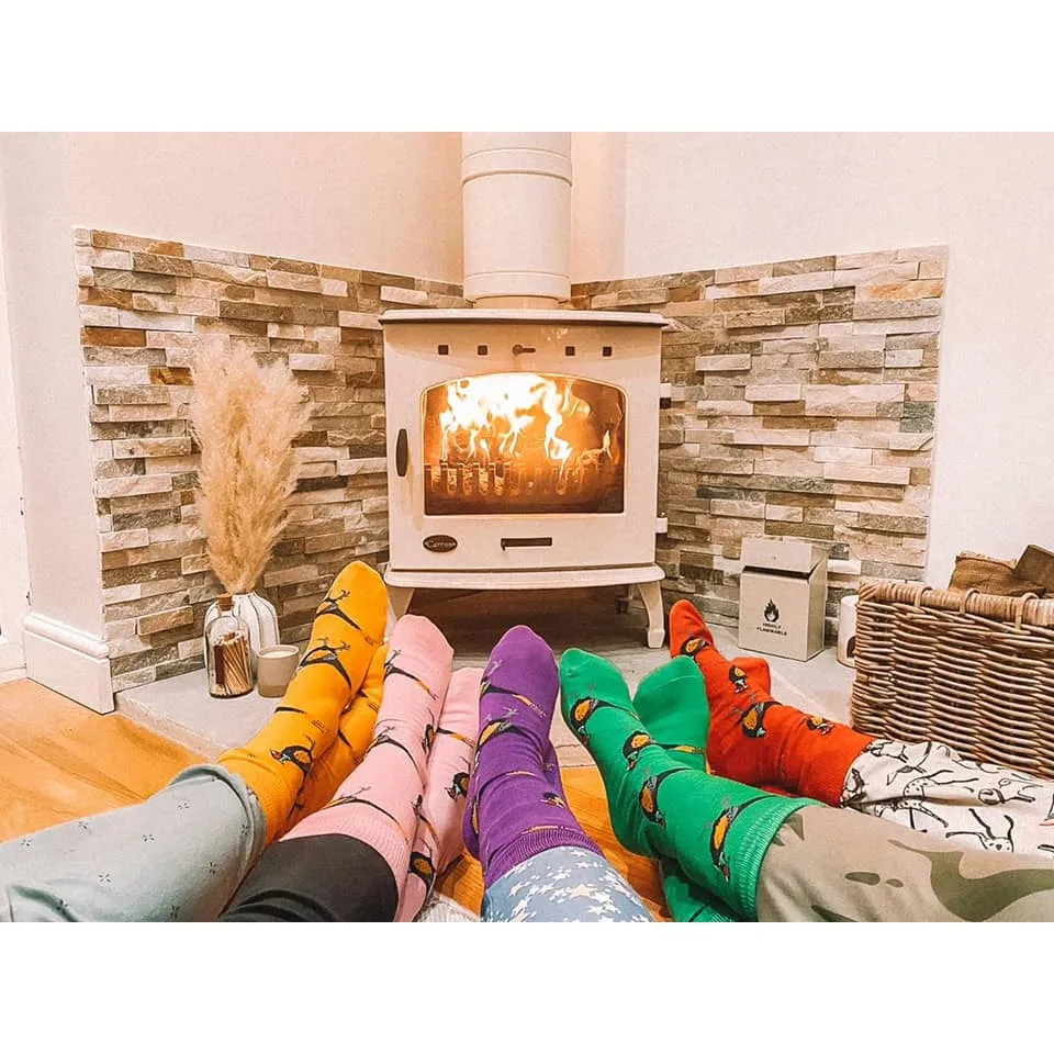 Shuttle Socks - Pink Pheasant