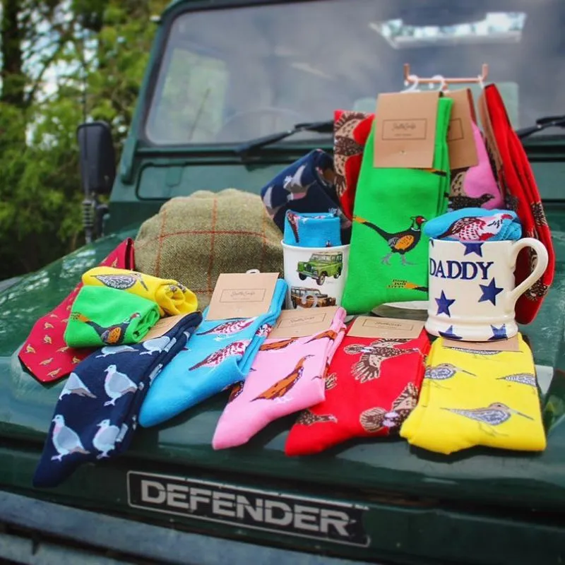 Shuttle Socks - Yellow Woodcock UK 8-12
