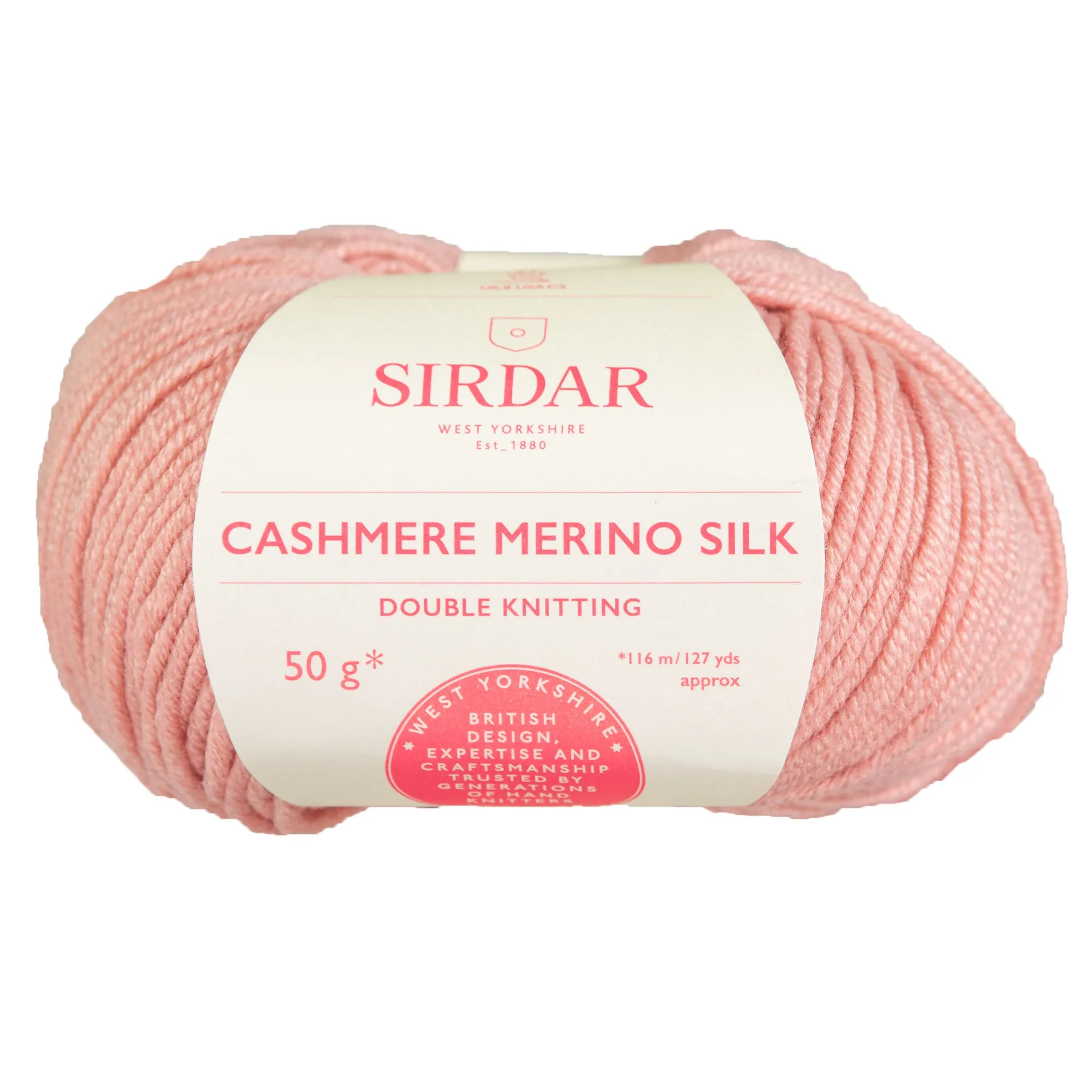 Sirdar Cashmere Merino Silk DK Yarn - 411 English Rose