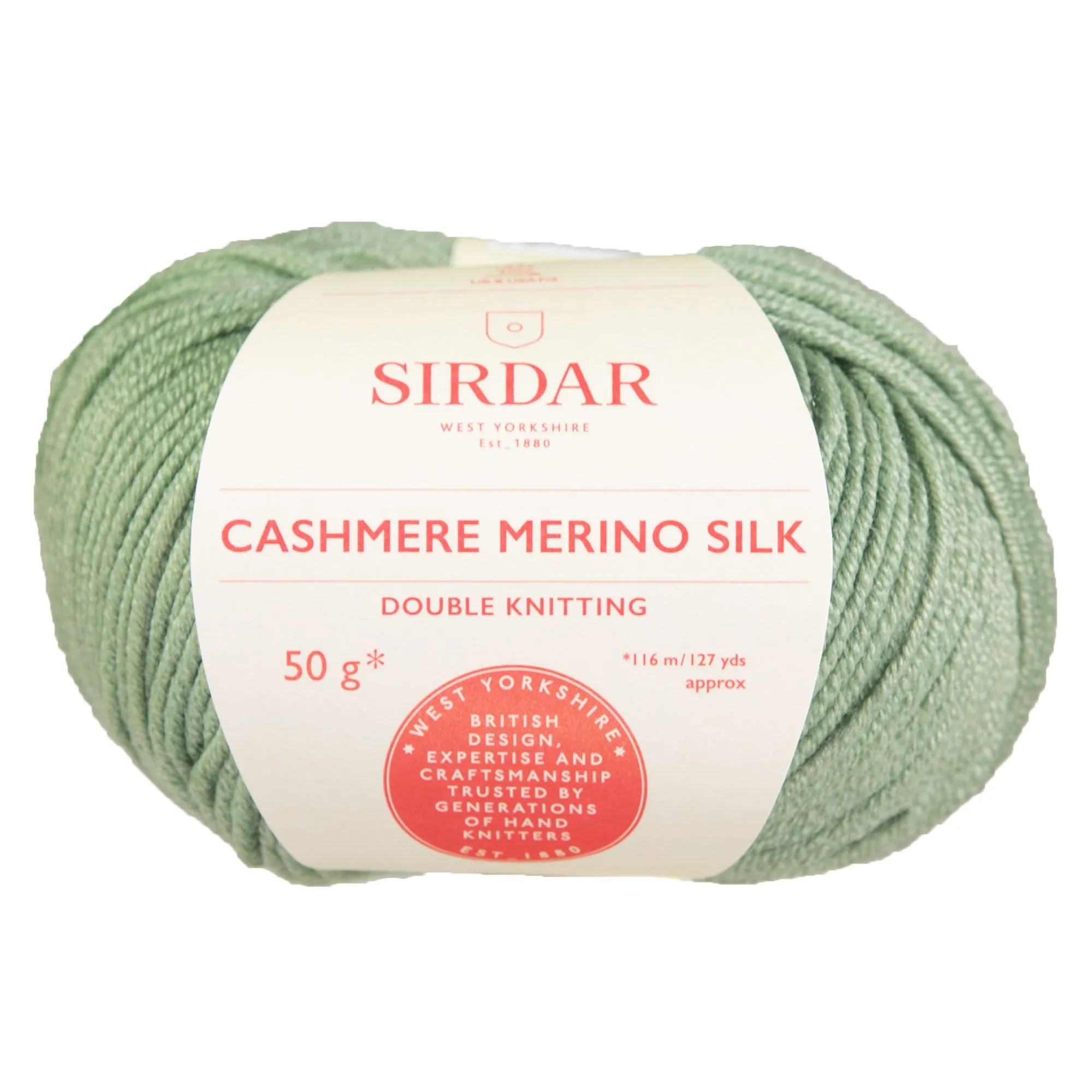 Sirdar Cashmere Merino Silk DK Yarn - 421 Meadow Green