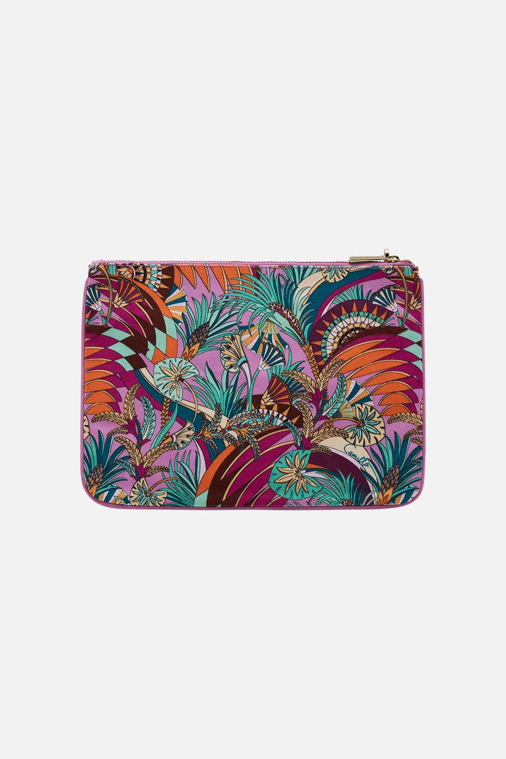 SMALL CANVAS CLUTCH GIZA GODDESS