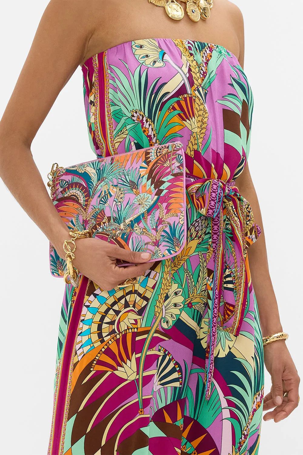 SMALL CANVAS CLUTCH GIZA GODDESS
