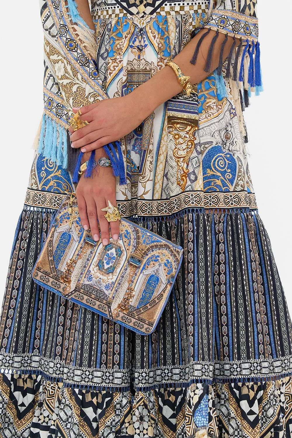 SMALL CANVAS CLUTCH MAKE ME YOUR MOSAIC
