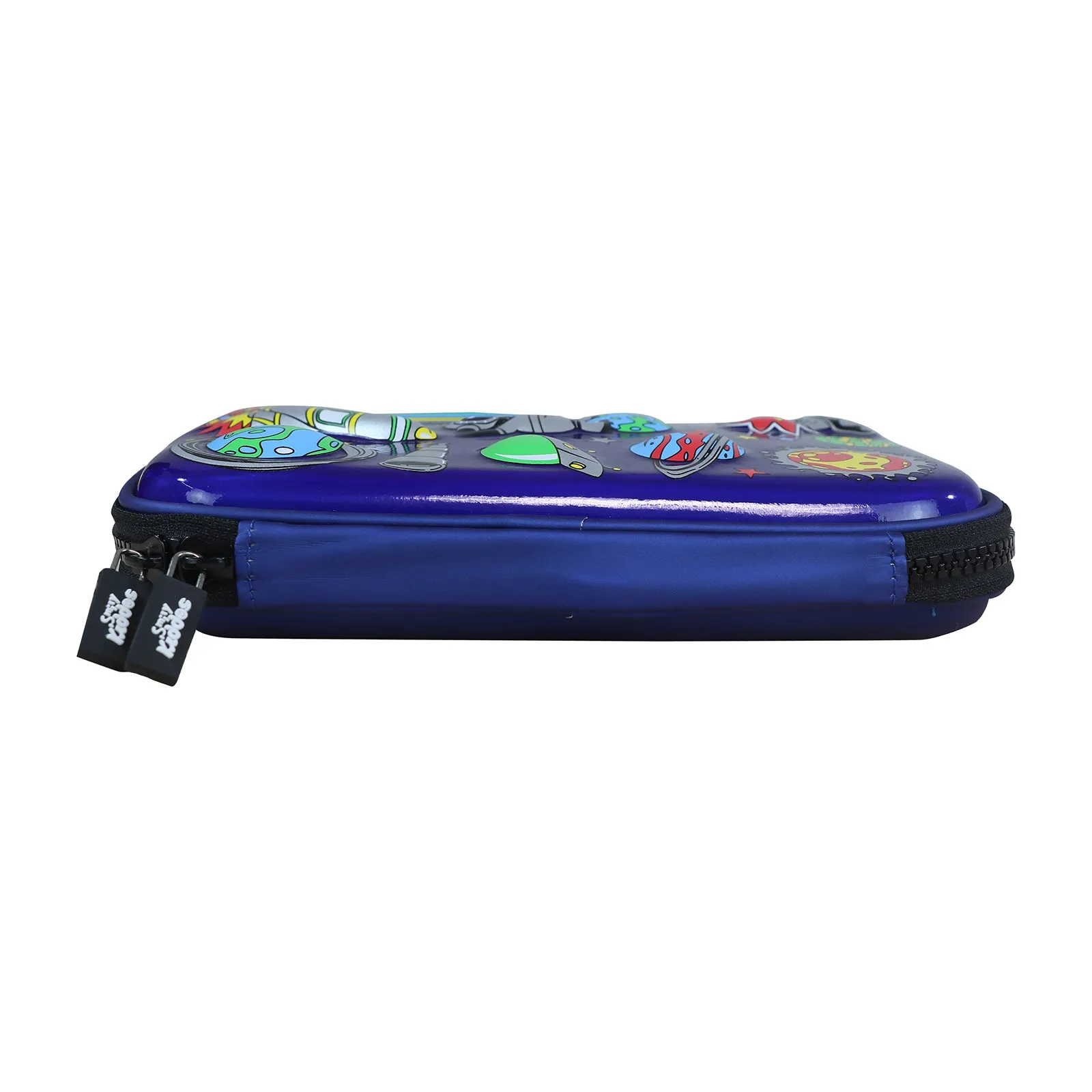 Smily Kiddos Single Compartment pencil case v2 Space Theme Blue