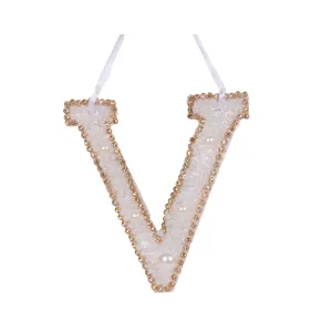 Sparkling Letter V