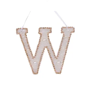 Sparkling Letter W