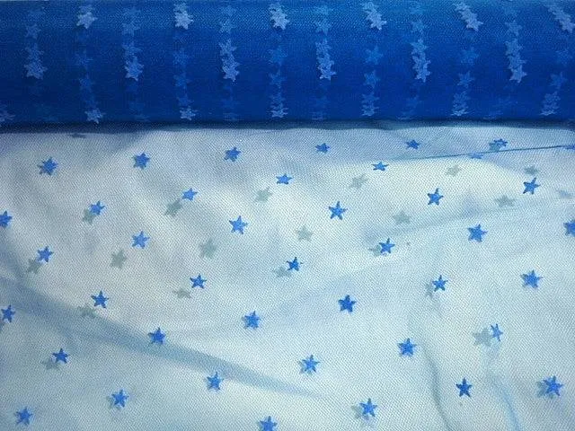 Star - Flock Glitter Tulle