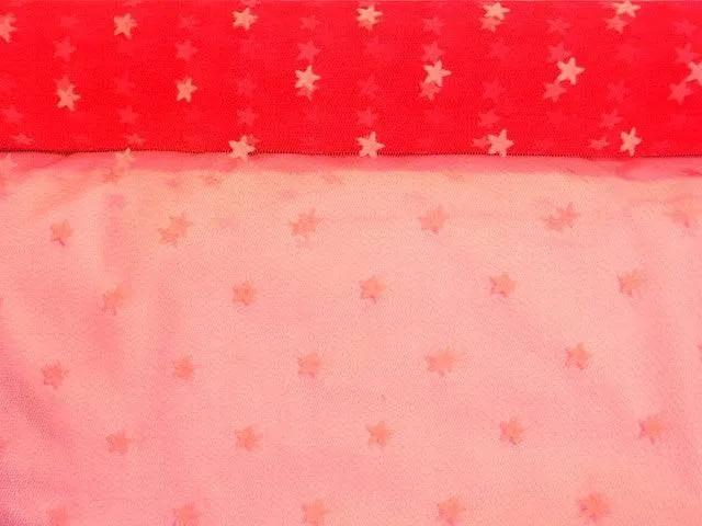 Star - Flock Glitter Tulle
