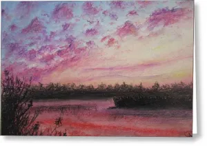 Sun Kissed Clouds - Greeting Card