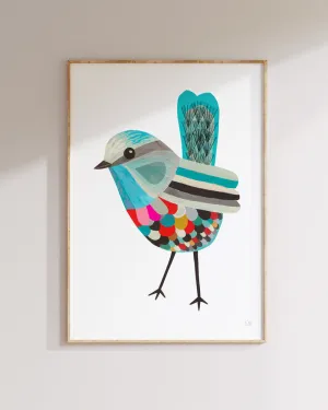 Superb Fairy Wren Fine Art Print