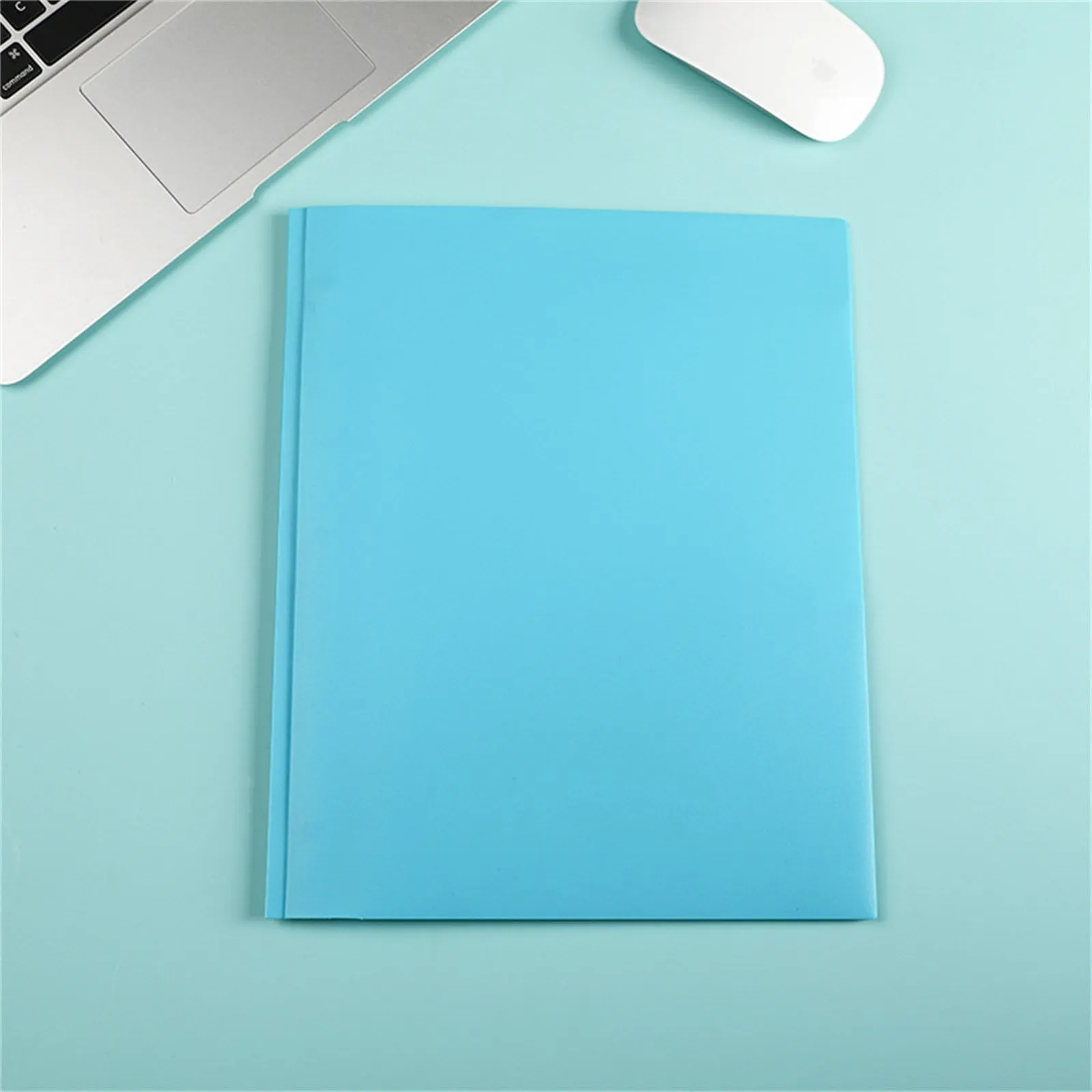Tantouec Office Supplies, A4 File Document Bag Pouch Bill Folder Holder Organizer Fastener Office Supplies, 1 X Document Book Sky Blue, Clearance Items