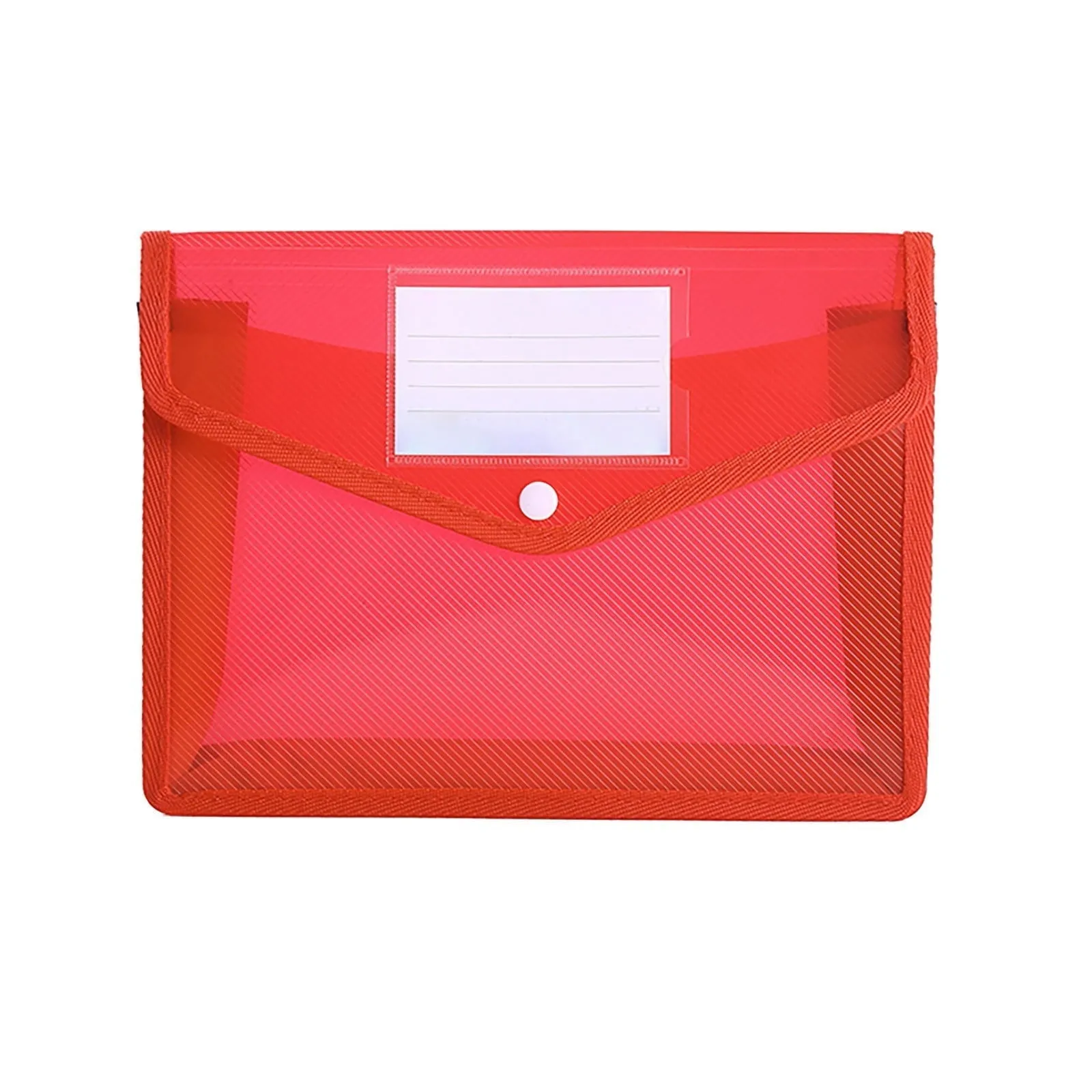 Tantouec Office Supplies, A4 File Document Bag Pouch Bill Folder Holder Organizer Fastener Office Supplies, 1 X Document Book Sky Blue, Clearance Items
