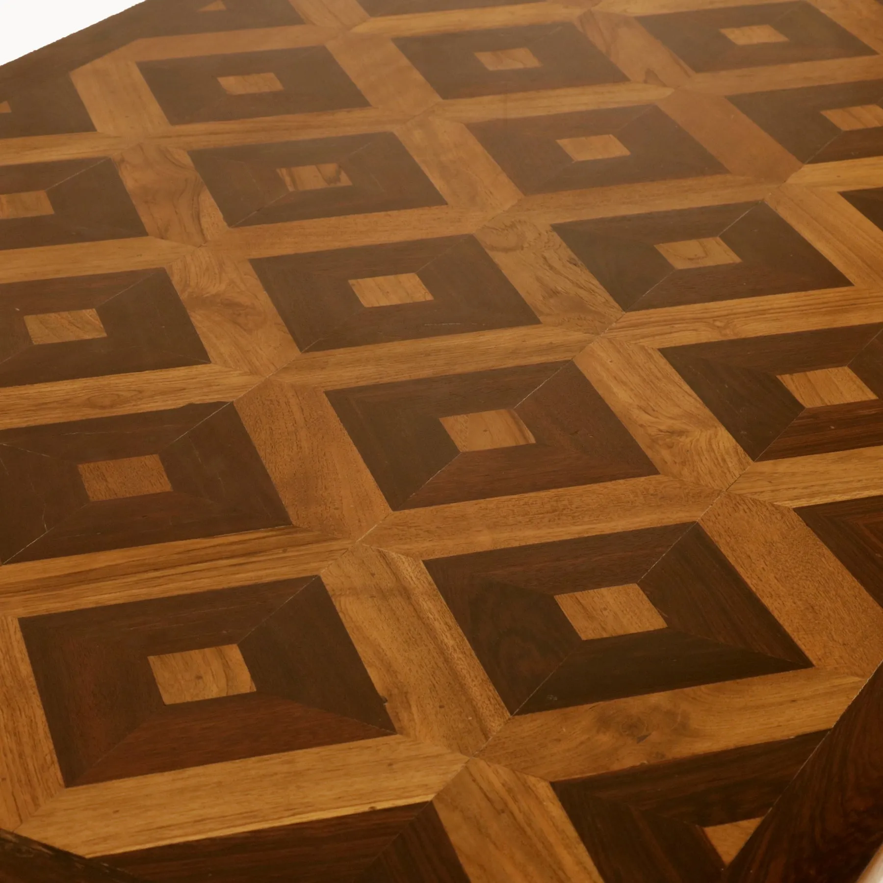 Teak Wood Inlay design Large Dinning Table