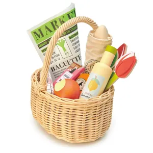 Tender Leaf Toys | Wicker Shopping Basket