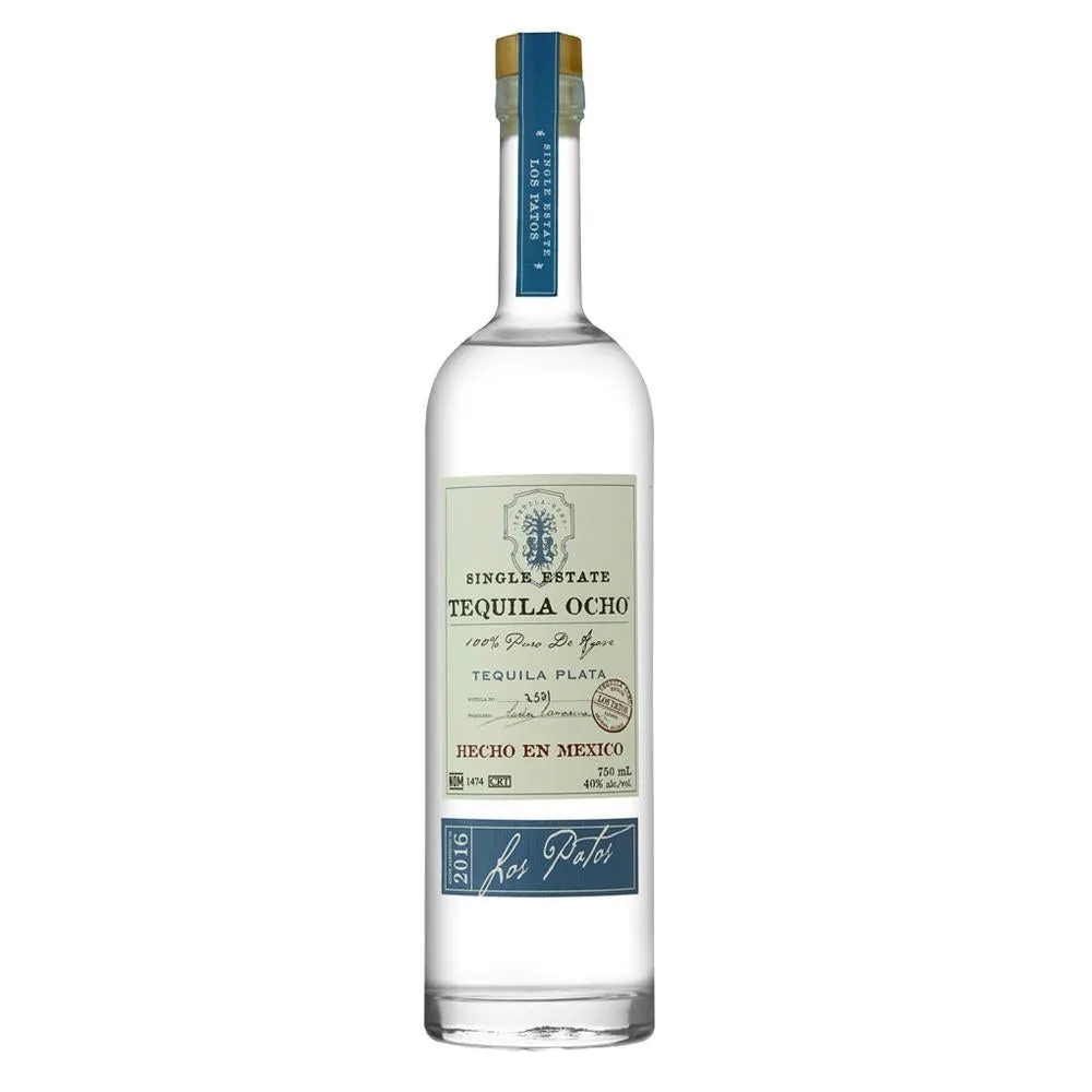 Tequila Ocho - 'Los Patos' Plata Blanco Tequila (750ML)