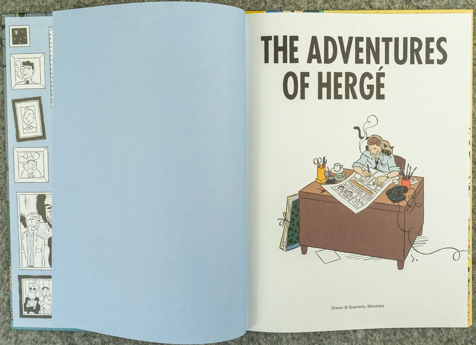 The Adventures of Herge: 2011 1st English Edition HB by Bocquet EO Tintin Book