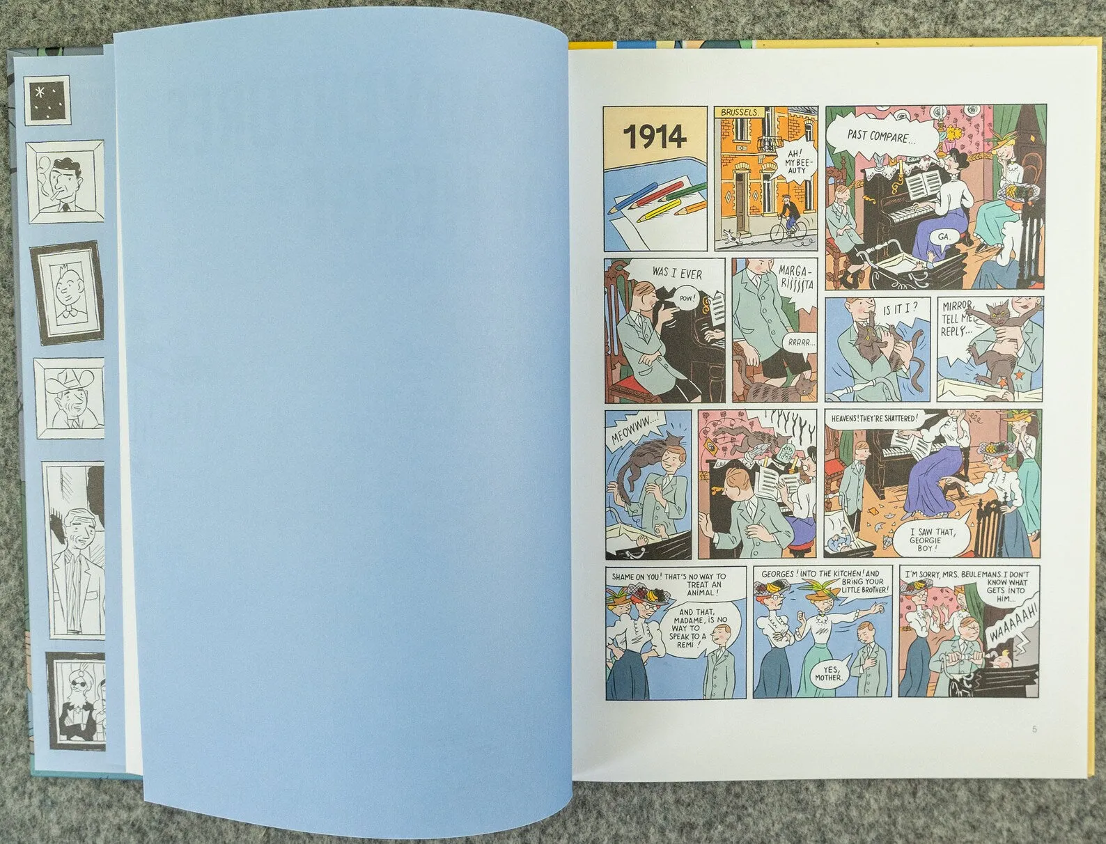 The Adventures of Herge: 2011 1st English Edition HB by Bocquet EO Tintin Book