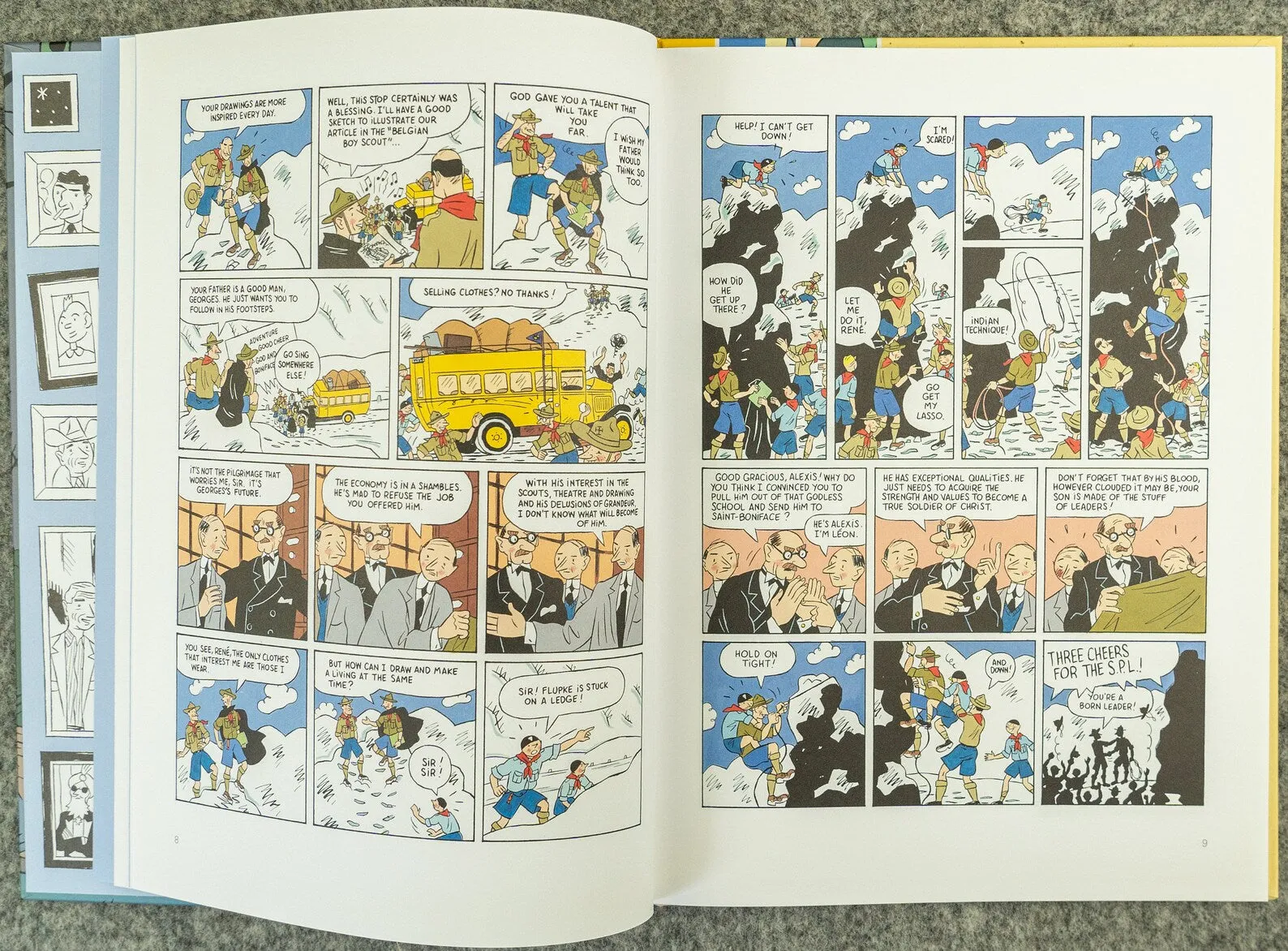The Adventures of Herge: 2011 1st English Edition HB by Bocquet EO Tintin Book