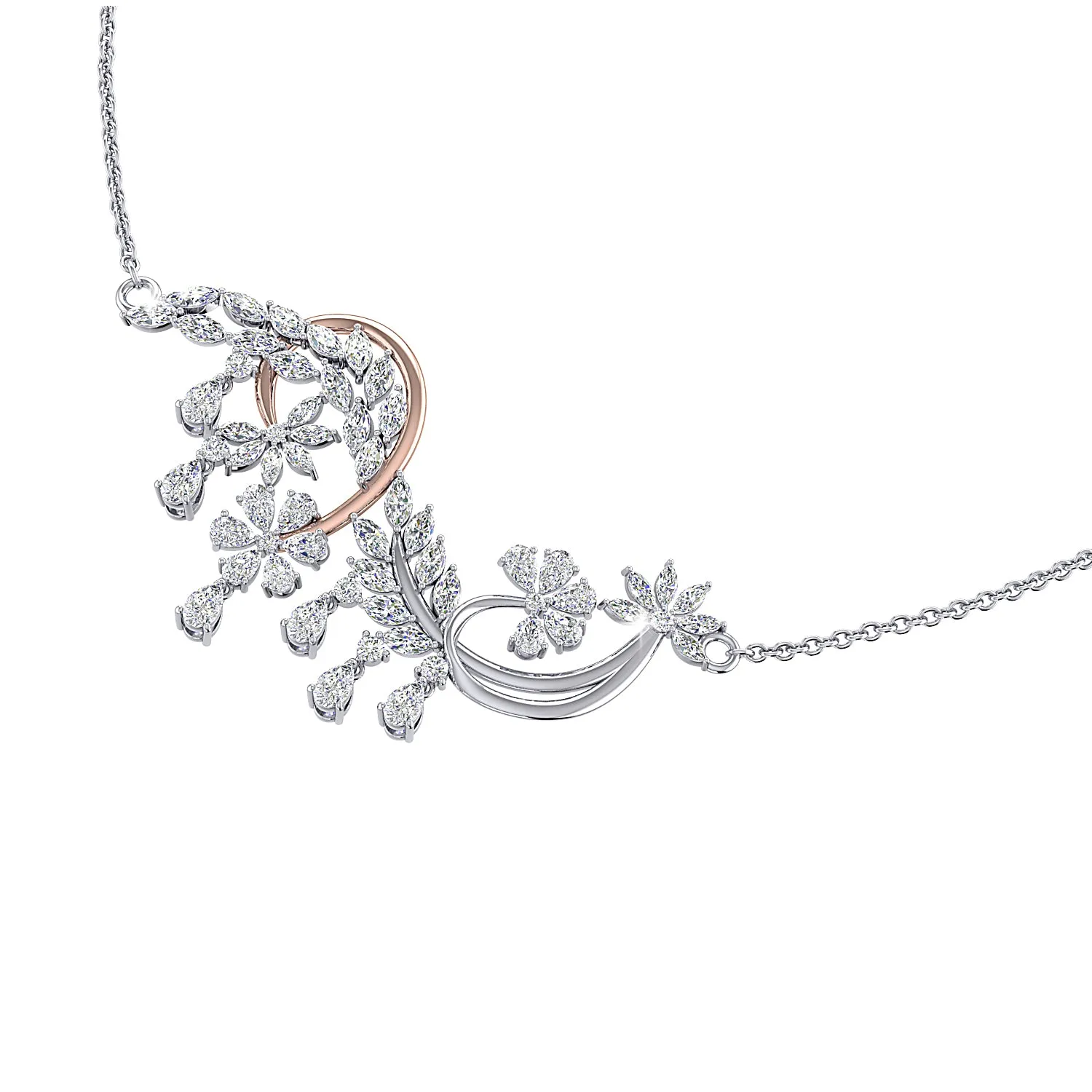 THE SPARKLING FLOWERS NECKLACE