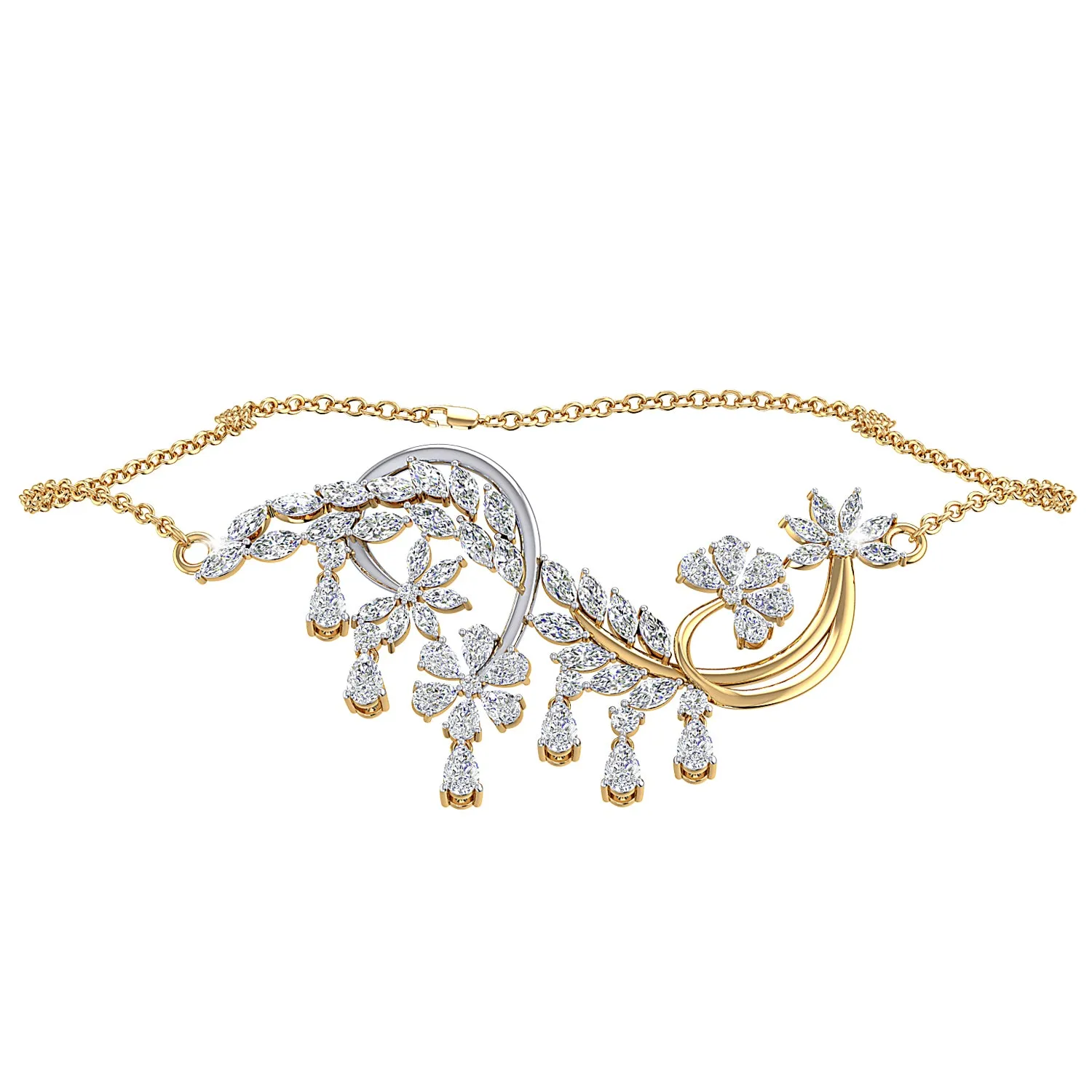 THE SPARKLING FLOWERS NECKLACE