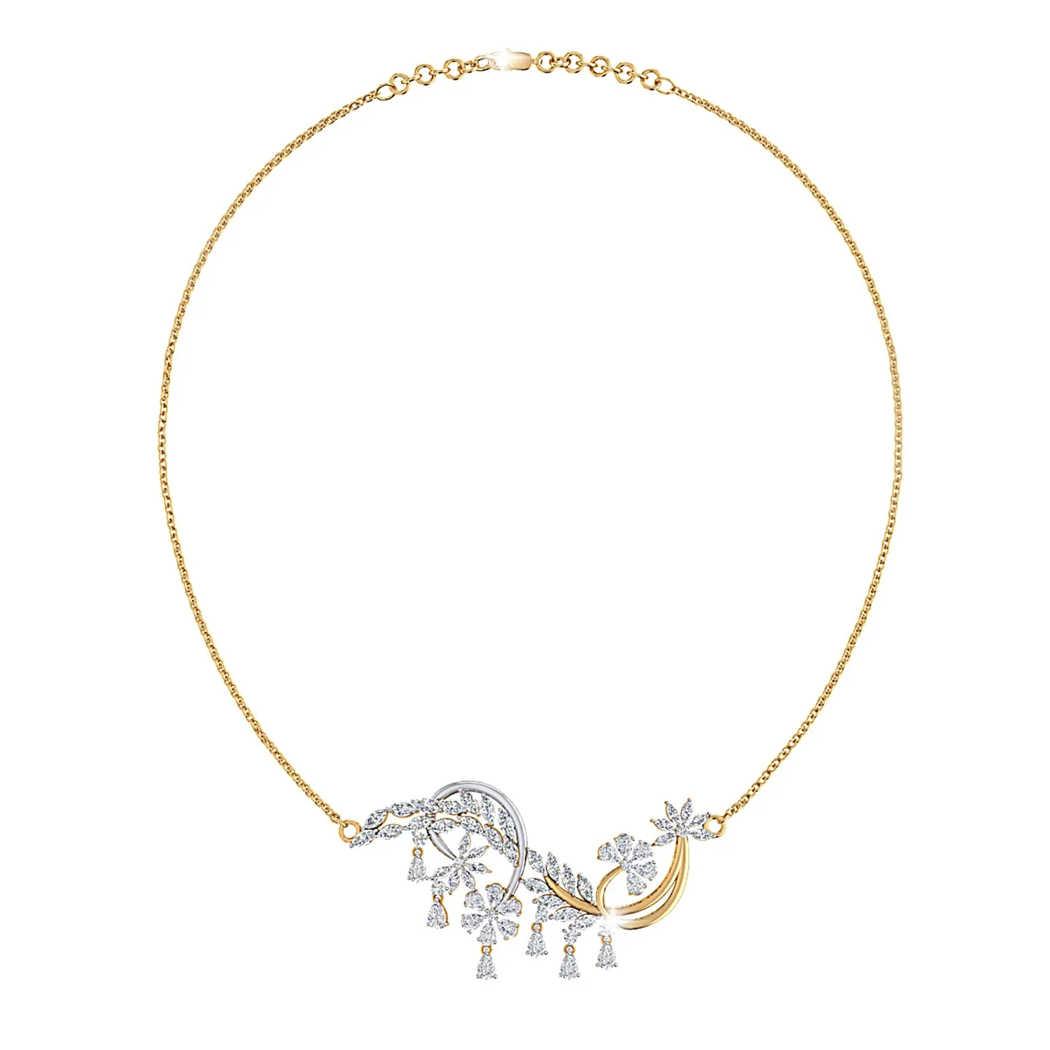 THE SPARKLING FLOWERS NECKLACE