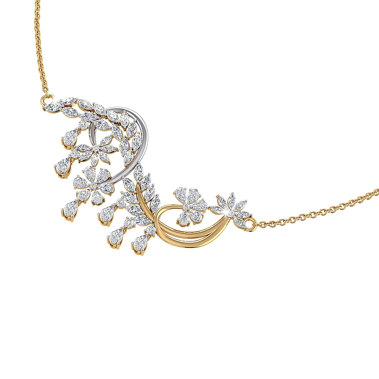 THE SPARKLING FLOWERS NECKLACE