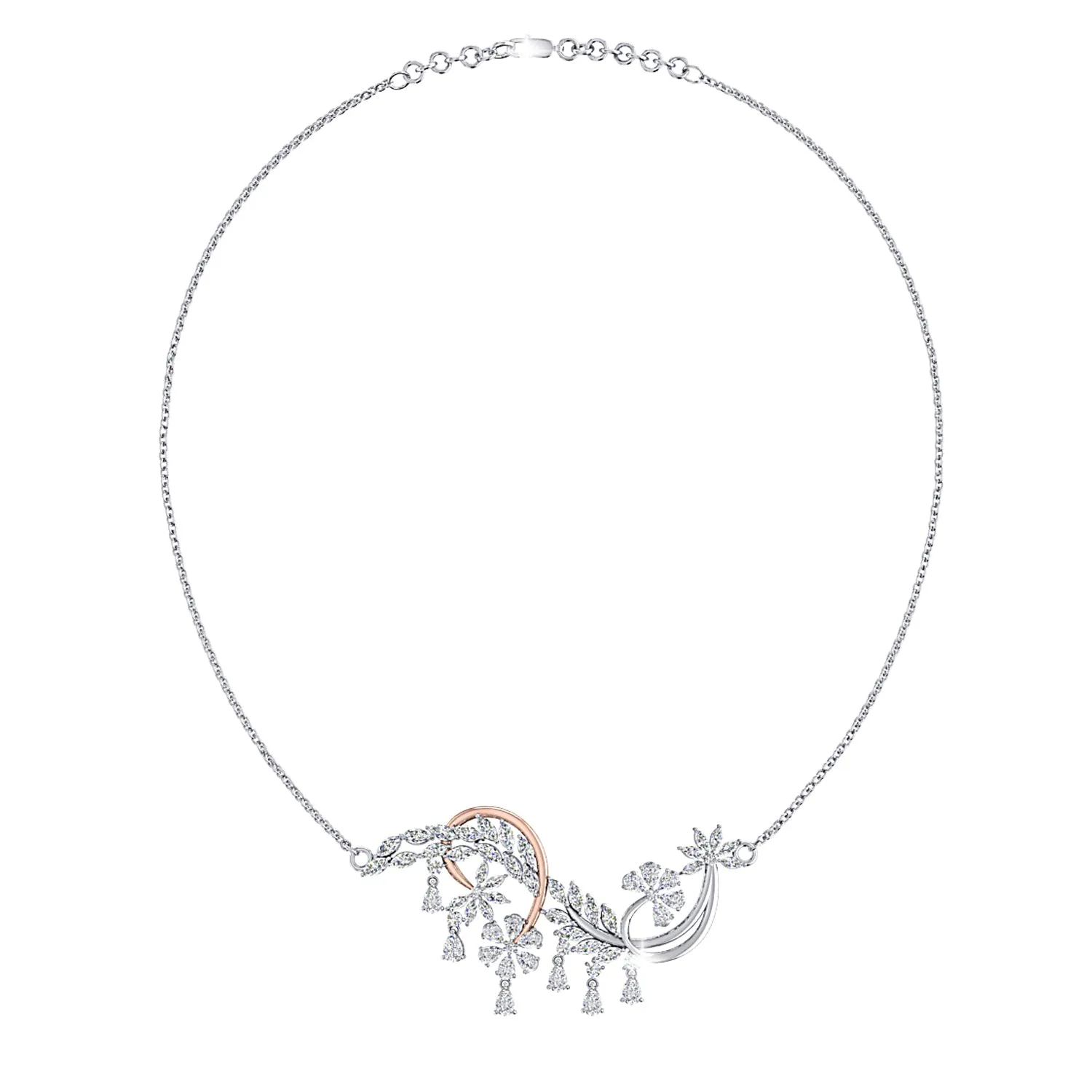 THE SPARKLING FLOWERS NECKLACE