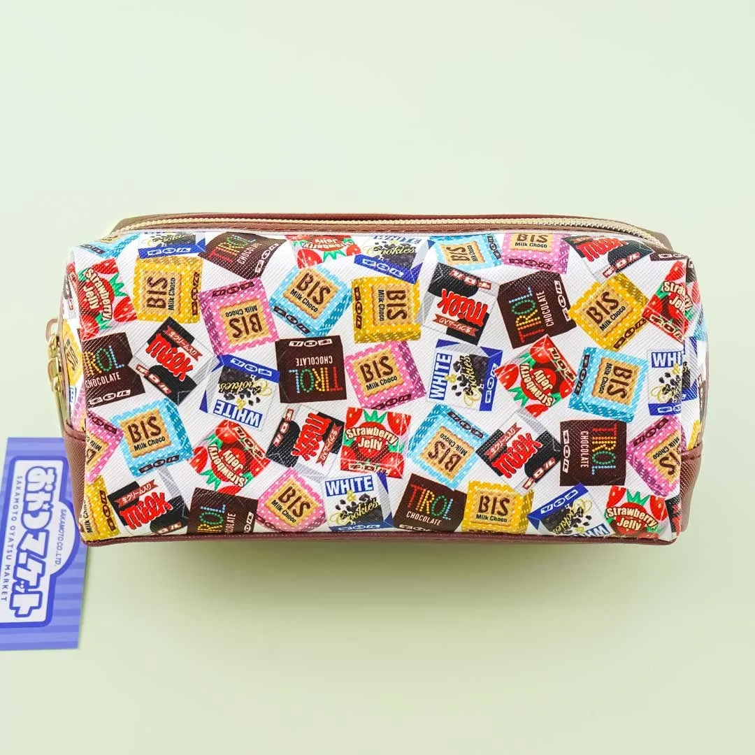 Tirol Chocolate Faux Leather Pencil Case