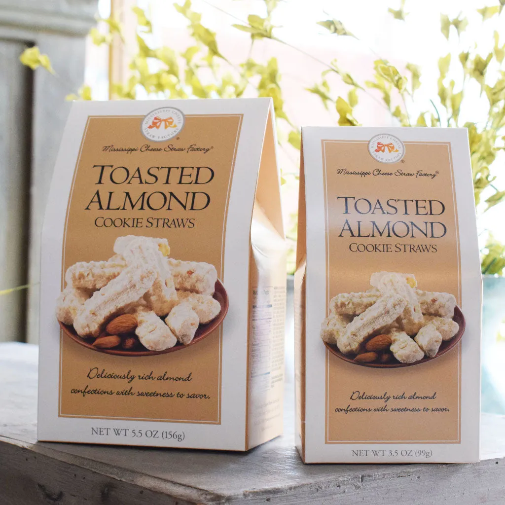 Toasted Almond Straws 5.5 oz.